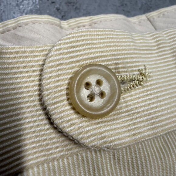 Burberry London Corduroy Pants Lightweight Cotton Made in USA Beige 36x33 - Picture 3 of 10